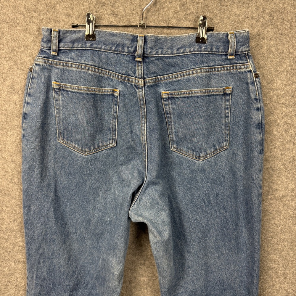 LLBean Classic Fit Curvy Jeans Medium Wash Denim Women Size 16 Reg - Picture 5 of 8